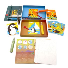 Sabbiarelli Sand-it For Fun Kit Planet Pets Planets Puppies - Creative Craft Set: Paint with Sand and Let Your Imagination Run Wild, Sand Pictures for Children from 3+, Birthday Gift Idea