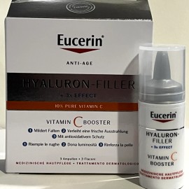 Eucerin Hyaluron filler 3X Effect Vitamin C Booster 3x 8ml Anti Age Serum NIB
