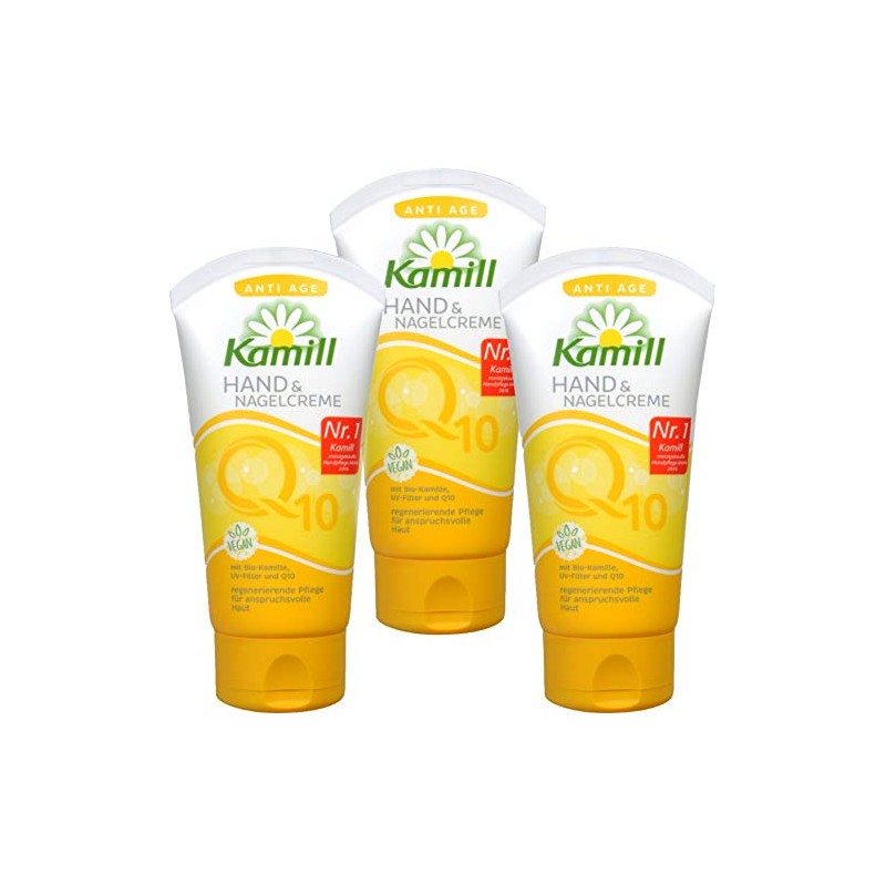Kamill 3x75 ml Hand & Nail Cream ANTI-AGE with BIO