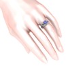 Belinda Jewelz - Anillo de plata de ley 925 con