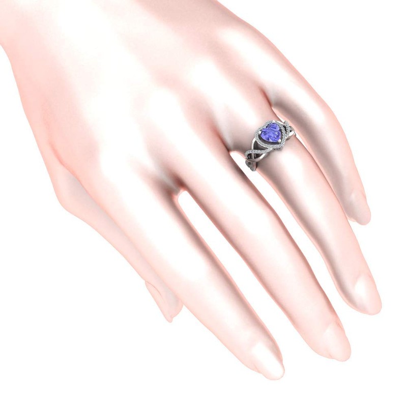Belinda Jewelz - Anillo de plata de ley 925 con