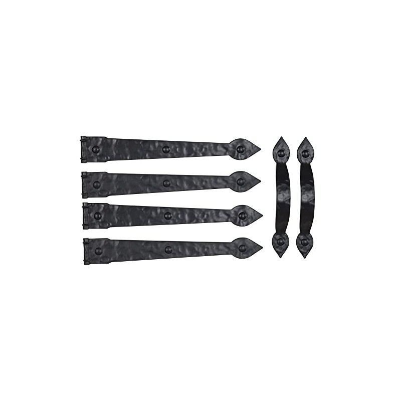 Household Essentials Hinge IT Premium Carriage House Handle & Hinge,