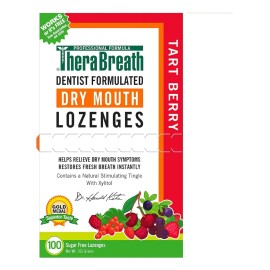 Therabreath Pastillas Con Zinc Sabor A Bayas Acidas 100 Pzas