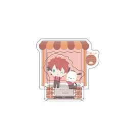 A3! x Sanrio Characters 15 Taichi Nanao x Pochacco [Mini Character Illustration] Acrylic Stand Plate