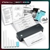 JADENS Portable Printer with 6 Rolls of Thermal Paper, Inkless