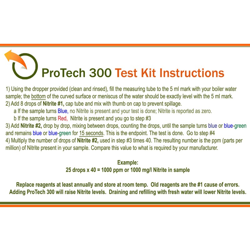 ProTech 300 & ProTech 300 Water Treatment Test Kit with