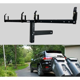 American Made Premium Dual Can Receiver Garbage Hauling Hitch - by Garbage Commander