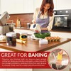 BPC Stackable Kitchen Containers Crystal Clear Plastic Containers for Dry