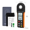 Digital Light Meter, Photometer, Integrated Thermometer & Illuminometer, Measuring Up