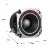 Tweeter Bala Diamante KSR TW-4700D Titanio 1000W Impedancia 4Ω Plateado