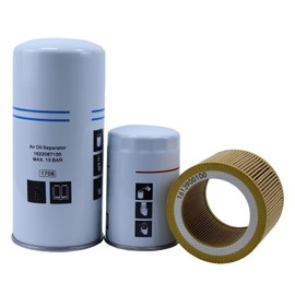 2901091900 Filter Kit (1622087100+1613900100+1513033701) Compatible with Air Compressor Filter Replacement