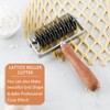 Stainless Steel Dough Lattice Top Cookie Pie Pizza Bread Pastry