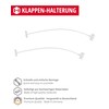 Gedotec H3951 Hatch Holder for Furniture Doors Hatch Fitting for
