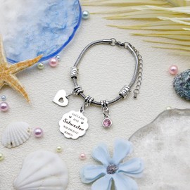 Sister Gift for Sister Birthday Little Gift Best Big Sisters Gifts Siblings Sister Heart Graduation Birthday Gift Ideas Christmas Bracelet