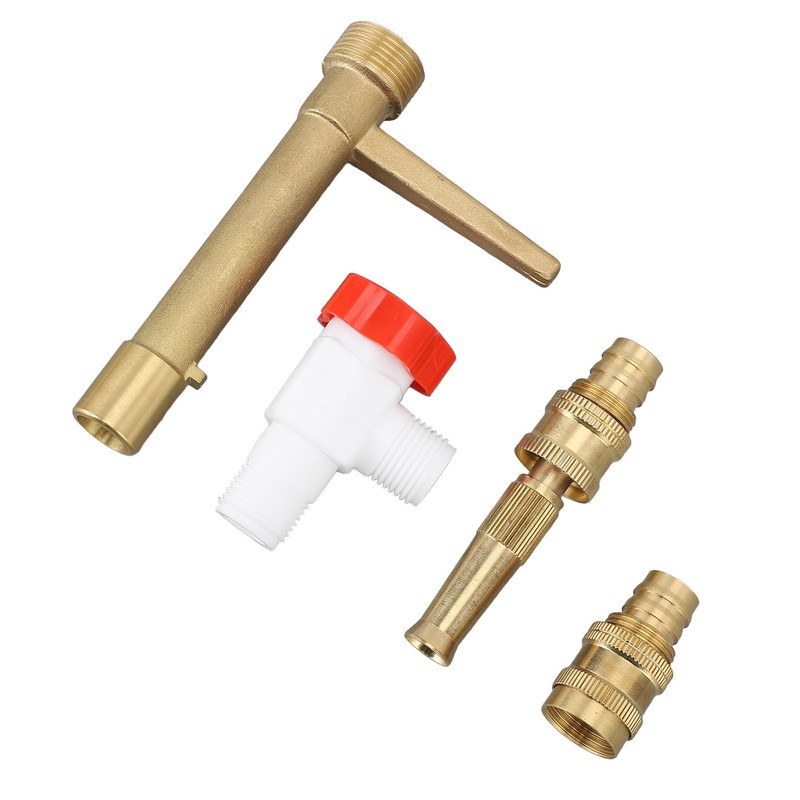 G3/4 Brass Quick Water Intake Valve Key Brass Quick Coupler
