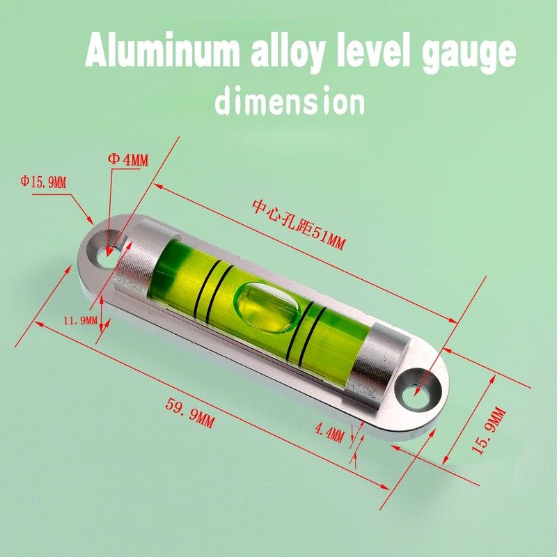 Aluminum alloy high-precision 180 degree adjustable level ruler, small level