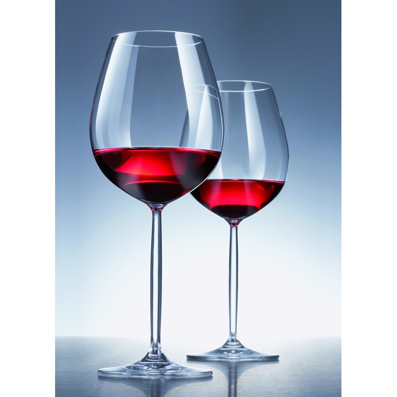 Schott Zwiesel Tritan Crystal Glass Diva Stemware Collection Claret Burgundy