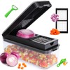 Vegetable Chopper, 4 in 1 Veggie Chopper, Multi-functional Salad Chopper,