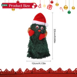 Musical Rotating Christmas Tree Dancing Xmas Tree Christmas Desktop Decoration Toys Singing and Dancing Christmas Tree Swinging Christmas Ornaments Xmas Party Decorations