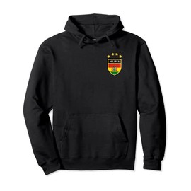 Bolivia Pocket coat of arms national flag Bolivian Pullover Hoodie