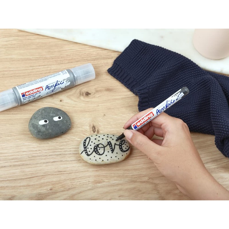 edding 5300 fine 5pcs Nature​ Acrylic Marker Set, Multi 5