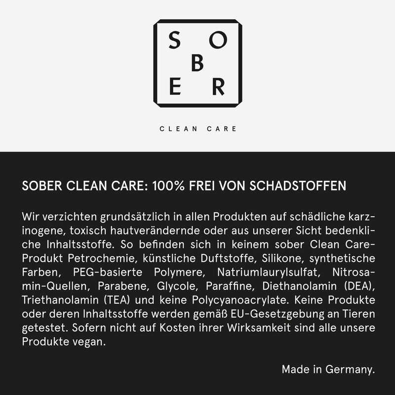 sober Hand & Body Soap Vegan Natural Soap Plant-Based Cleanses