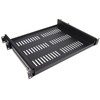 kenable 1U Telescopic Rack Mount Sliding Draw Shelf for 19