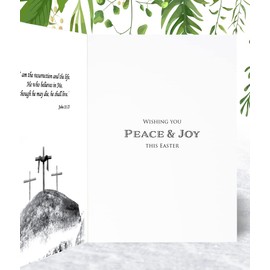 Nephew Religious Easter Card - Christian Easter Card - A5 Size with Envelope