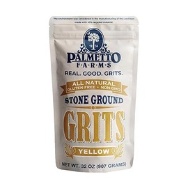 Palmetto Farms, Grits Stone Ground Yellow, 32 Ounce
