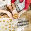 Ninehaoou Gold Fish Cracker Cutter,25 Cavity Cookie Cutter,Mini Cookie Molds