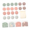 BIUDECO 1Set Makeup Remover Pads Bamboo Fiber Cosmetic Wipe Cushions