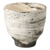 Marui Seikyo Shigaraki Ware Hechimon Tea Cup, Capacity Approx. 7.8