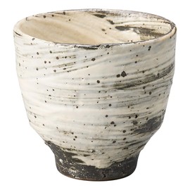 Marui Seikyo Shigaraki Ware Hechimon Tea Cup, Capacity Approx. 7.8 fl oz (220 ml), Hirarashi White MR-3-4488