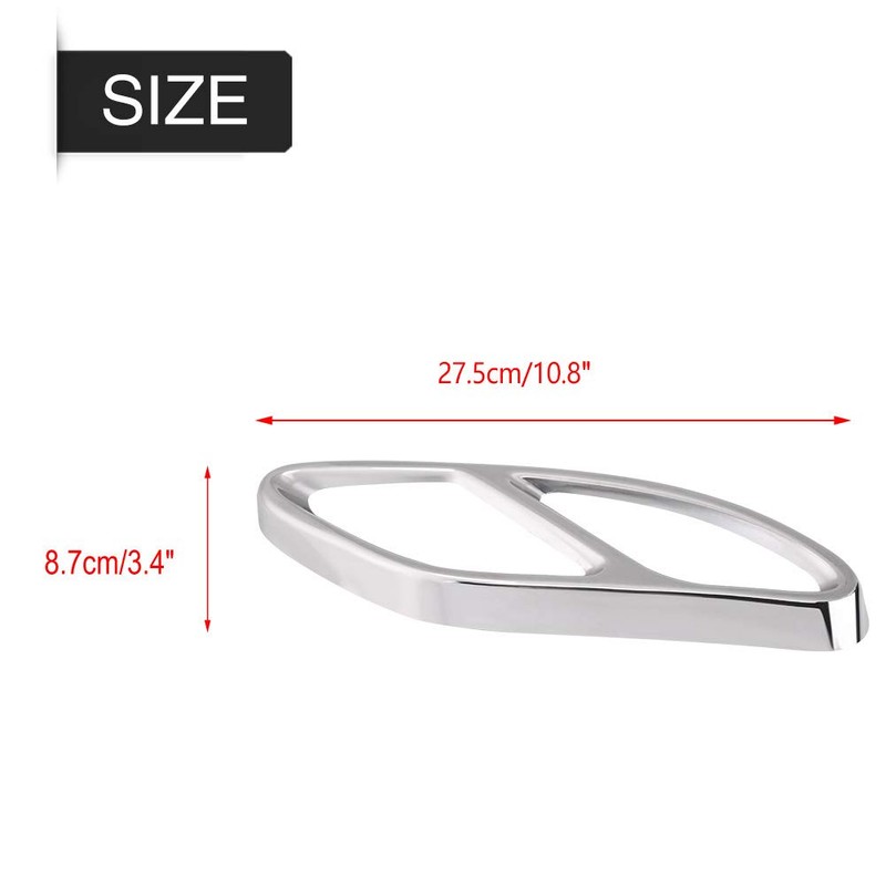 Exhaust Muffler Covers, Exhaust Tailpipe Cover Trim Replacement for GLC