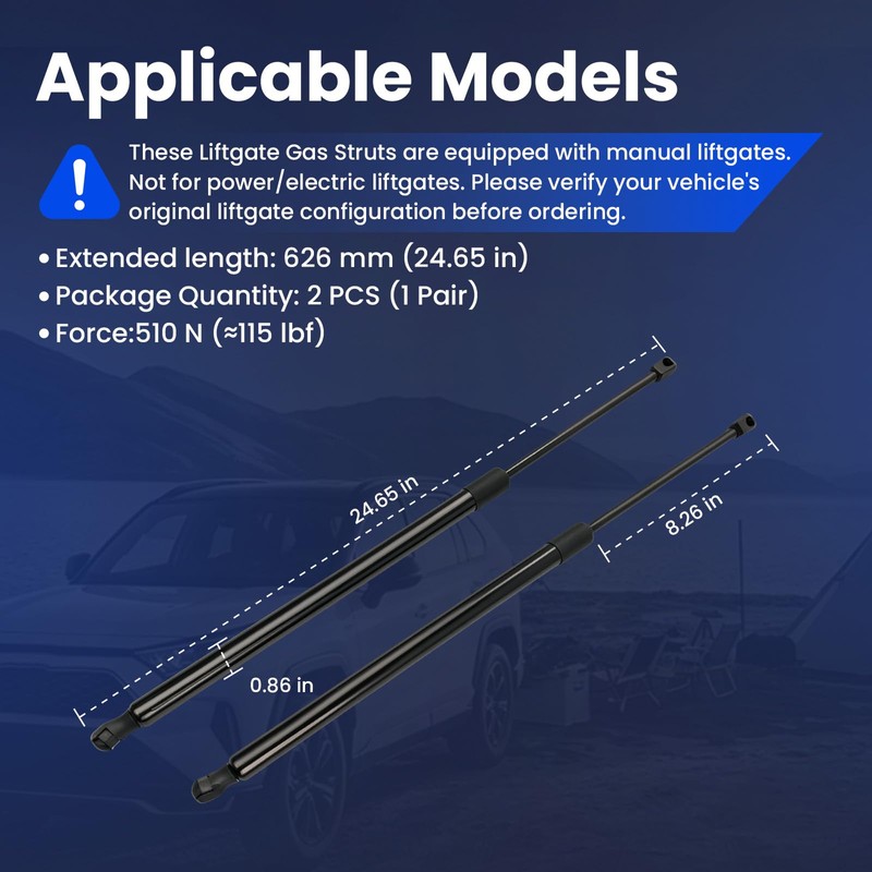 Tailgate Lift Support Gas Strut Shock fit for Honda CR-V