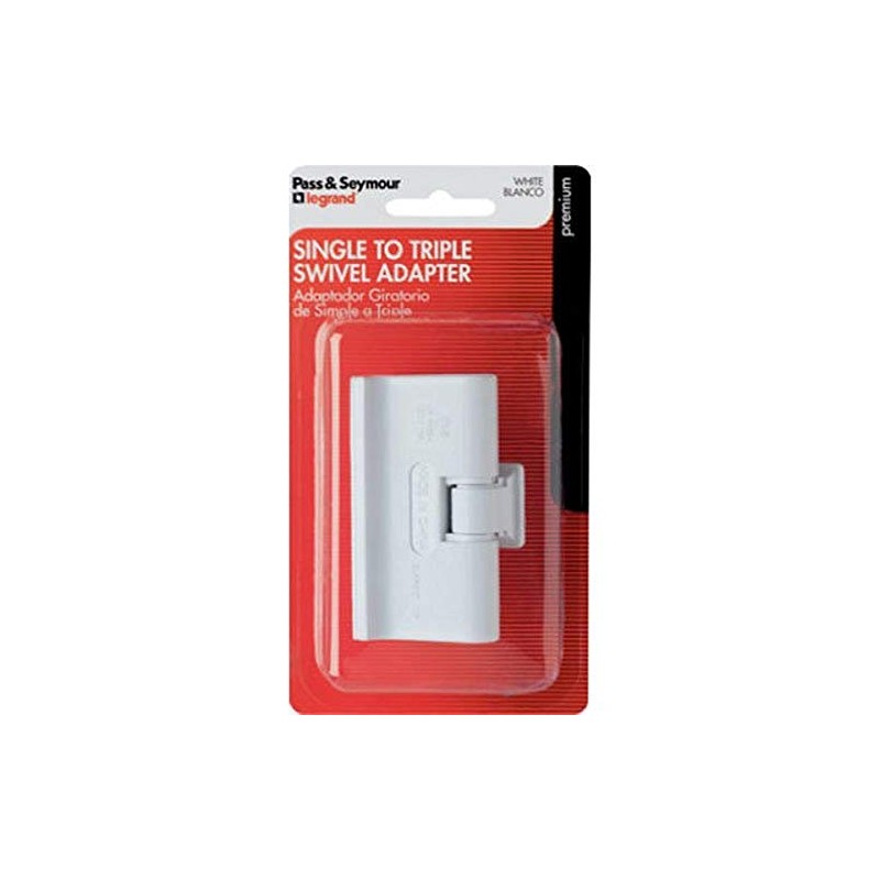 Legrand Pass & Seymour 69WBPCC5 15 Amp Polarized Triple Tap