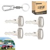 10L0L 4 Pack Ignition Keys for Yamaha G14 G16 G19