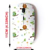 2.4G Wireless Mouse with Cute Pattern Design for All Laptops