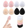 8 PCS Mini Powder Puff, Velour Finger Setting Powder Puffs