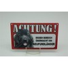 NEUFUNDLÄNDER - Animal Warning Sign - Caution Animal Warning Sign