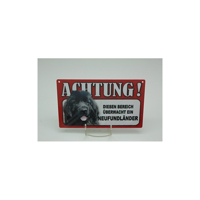 NEUFUNDLÄNDER - Animal Warning Sign - Caution Animal Warning Sign