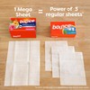 Bounce Mega Dryer Sheets, Paradise Blossom, 180 Count, Mega Fabric