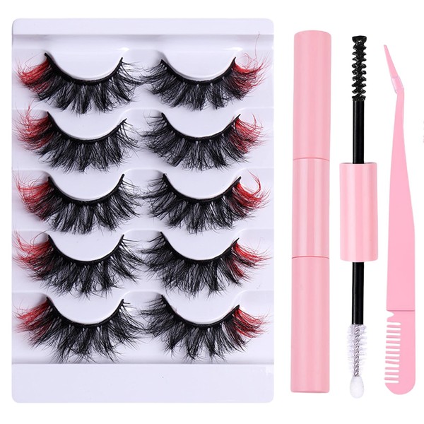 FAIRYGATE False Eyelashes Russian Strip Lashes 10 Pairs Pack D