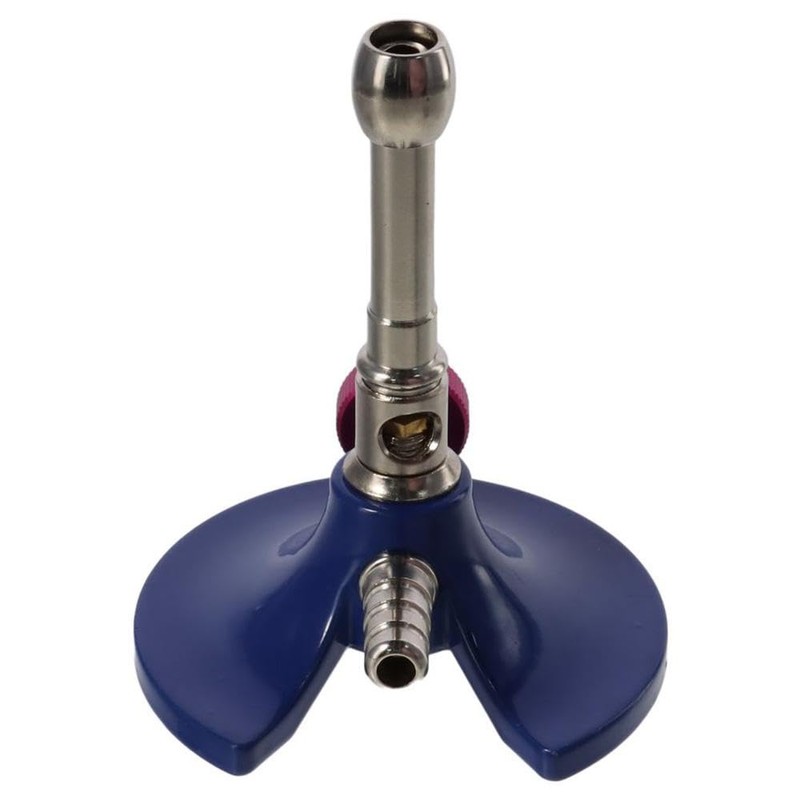 Fudeshe Bunsen Burner Single Tube Threaded Needle Valve Gas Regulator