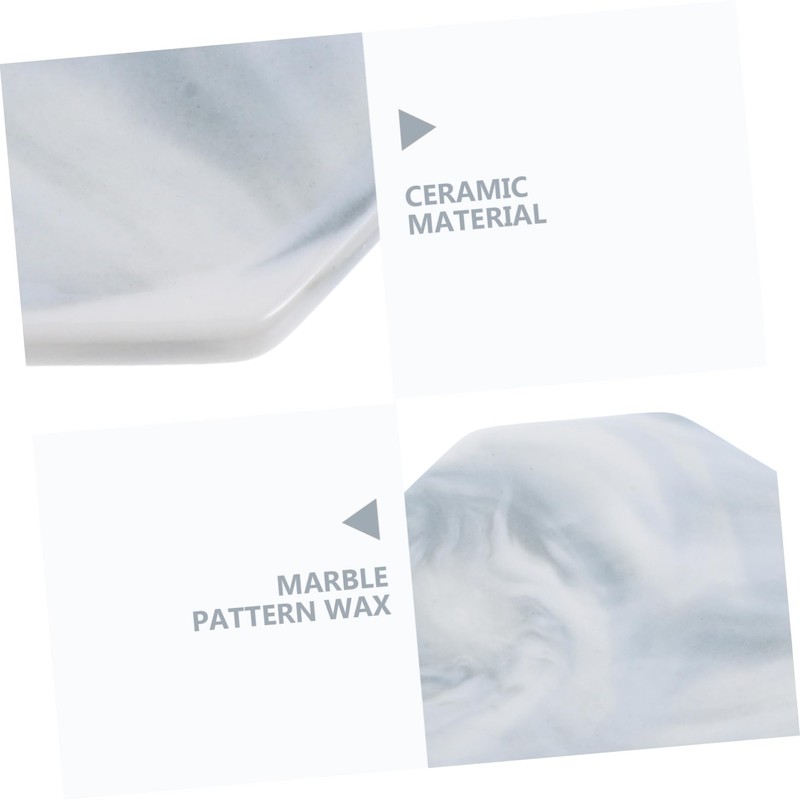 KONTONTY 2pcs Marbling Pattern Stamp Wax Plates Reusable Backing Board