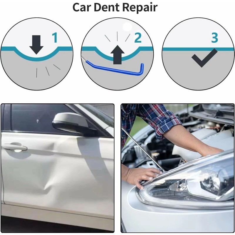 SHENKENUO Car Repair Tool Kit 23 PCS Professional Emergency Tool