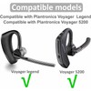 A-Pcas Eartips Earbud Tips Earpiece Plantroncis Voyager Legend Compatible with