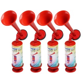 Handpush horn, Boating, Camping, Party Supplies, Xmas Holiday Celebration Favors (ABS Handpush horn 4PCS)