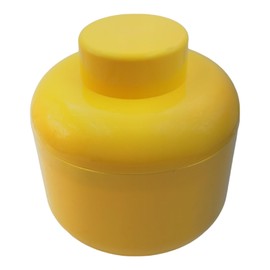 Farvisan, Recipiente Plástico para Palomitas, Cabeza Armable Multifuncional - Almacenamiento Divertido para Juguetes, Dulces y Palomitas - con Caritas Intercambiables, diviertete en Familia.