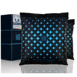 King Kong State Dehumidifier for cars, 2 x 500 g dehumidifier cushions for fogged car windows, with reusable anti-fog filling